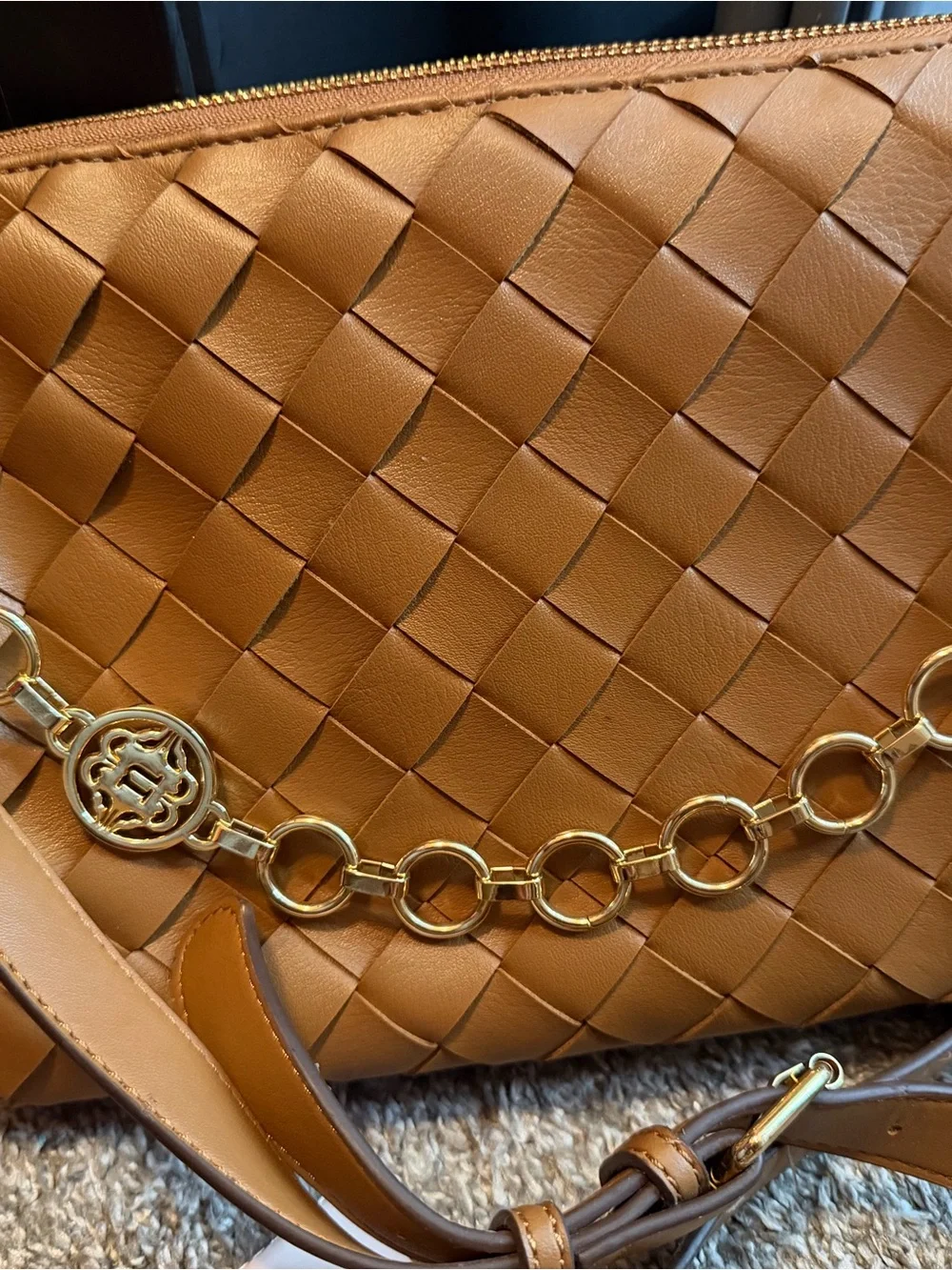 Nanette Lepore sleek cognac